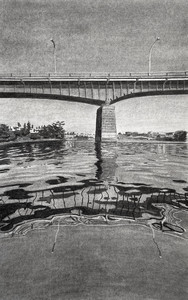 Bay St Bridge, viewed from my kayak