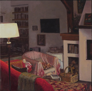 Winter Afternoon, Sleeping Cat