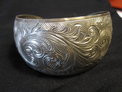 Acanthus Scroll, Silver Bracelet